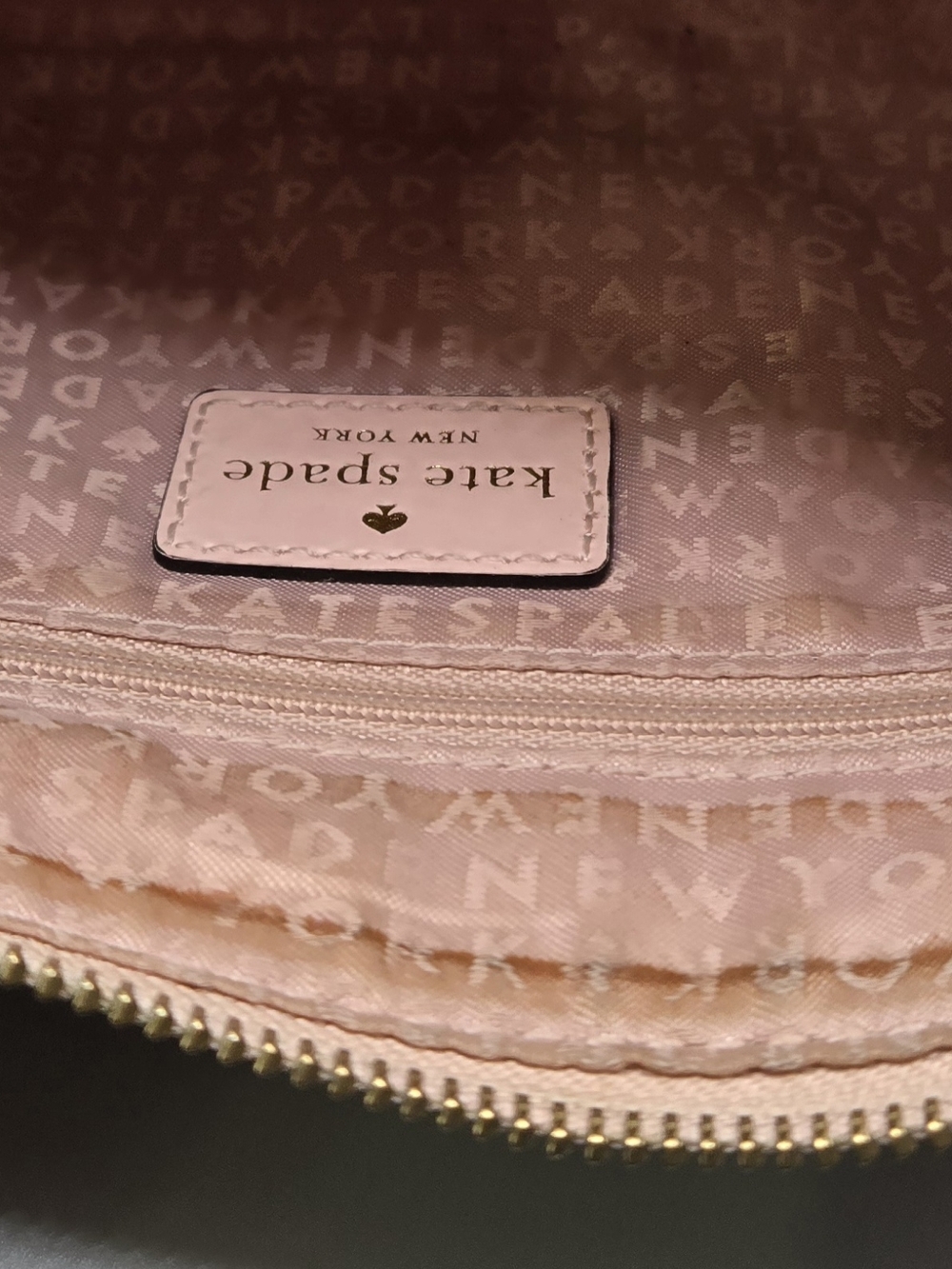 Kate Spade New York Pink Leather Crossbody Bag Gold Tone Hardware - Picture 4 of 7